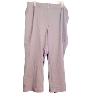 St. Johns Bay gray stop rip utility pants with multiple pockets plus size 24